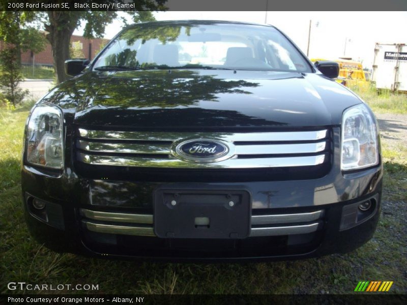 Black Ebony / Camel 2008 Ford Fusion SE