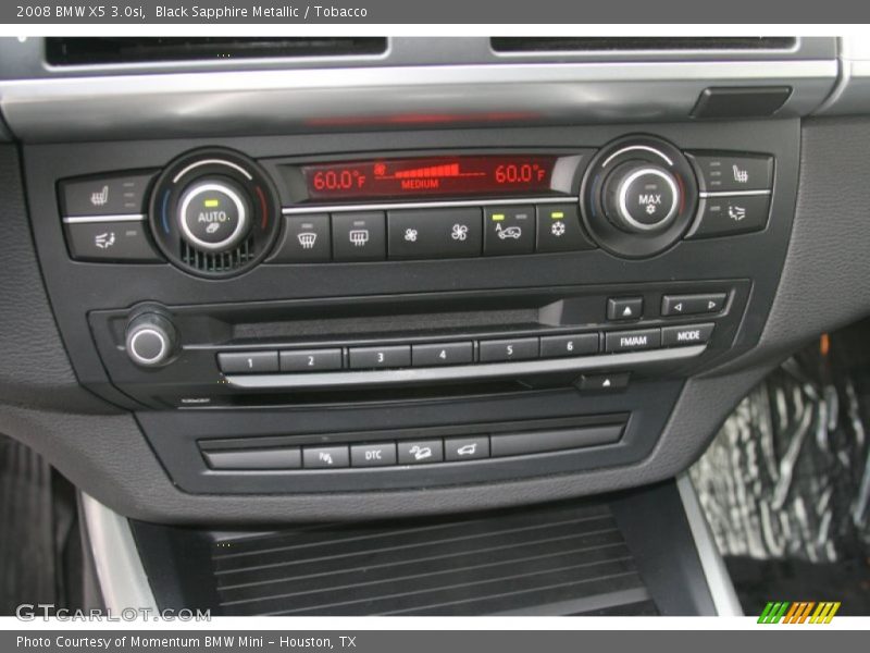 Black Sapphire Metallic / Tobacco 2008 BMW X5 3.0si