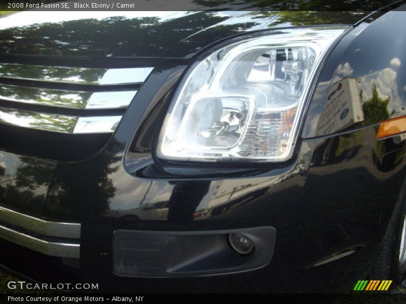 Black Ebony / Camel 2008 Ford Fusion SE