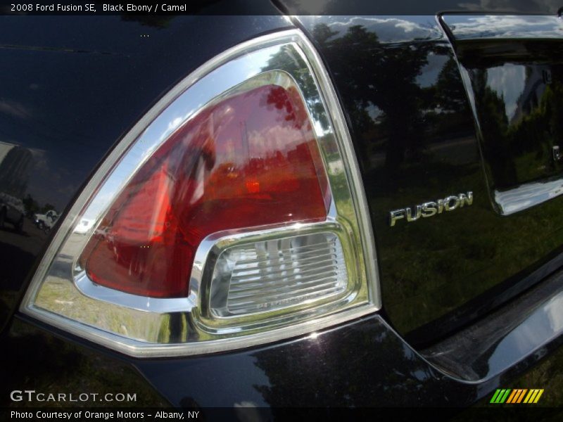 Black Ebony / Camel 2008 Ford Fusion SE