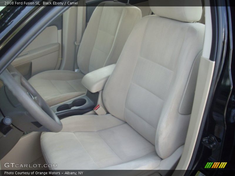 Black Ebony / Camel 2008 Ford Fusion SE