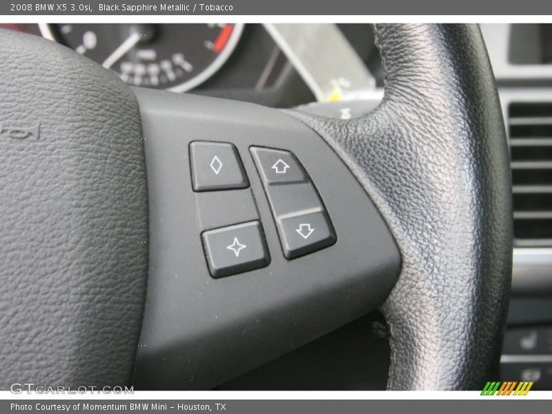 Black Sapphire Metallic / Tobacco 2008 BMW X5 3.0si