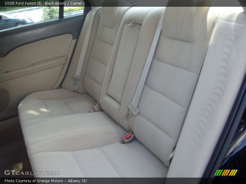 Black Ebony / Camel 2008 Ford Fusion SE