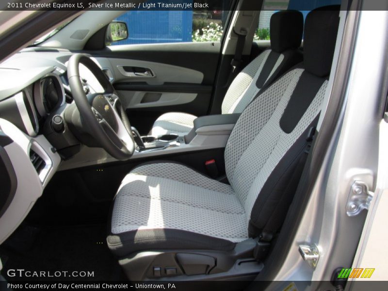 Silver Ice Metallic / Light Titanium/Jet Black 2011 Chevrolet Equinox LS