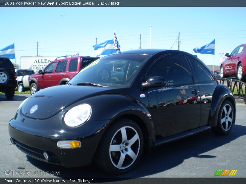 Black / Black 2001 Volkswagen New Beetle Sport Edition Coupe