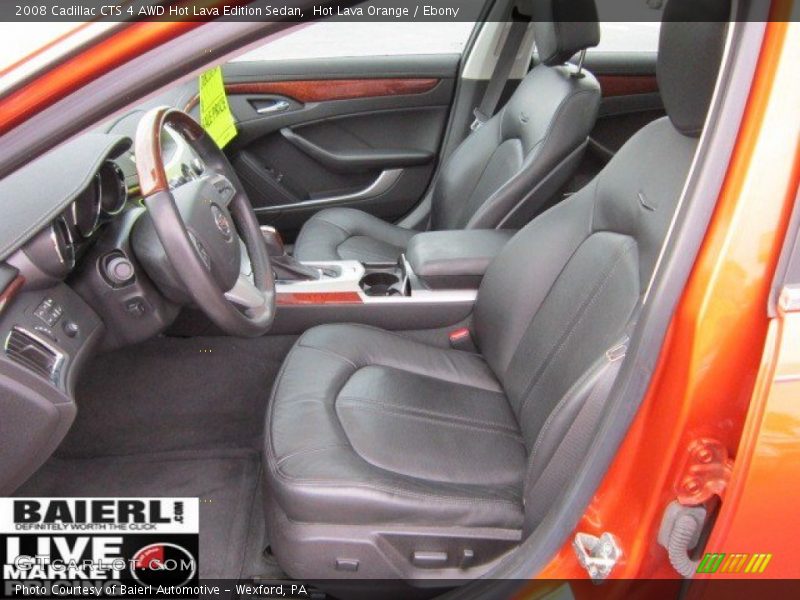 Hot Lava Orange / Ebony 2008 Cadillac CTS 4 AWD Hot Lava Edition Sedan