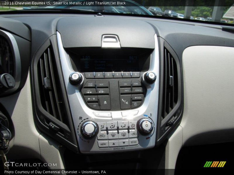 Silver Ice Metallic / Light Titanium/Jet Black 2011 Chevrolet Equinox LS