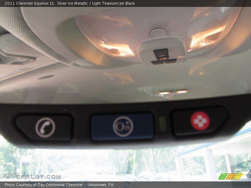 Silver Ice Metallic / Light Titanium/Jet Black 2011 Chevrolet Equinox LS