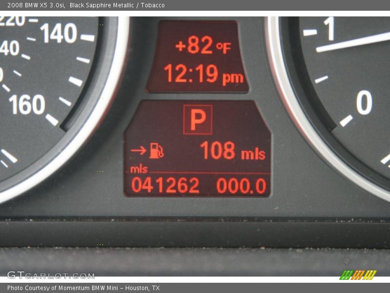 Black Sapphire Metallic / Tobacco 2008 BMW X5 3.0si