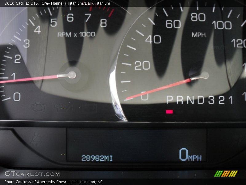 Grey Flannel / Titanium/Dark Titanium 2010 Cadillac DTS