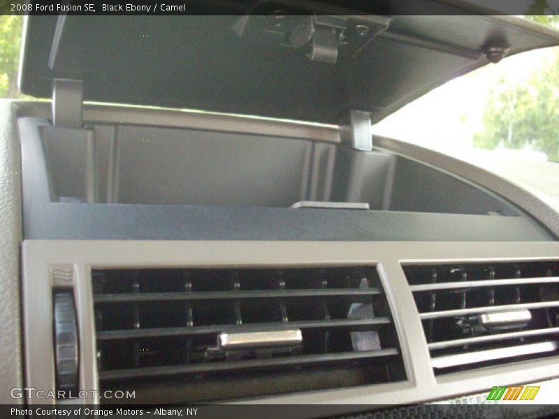 Black Ebony / Camel 2008 Ford Fusion SE