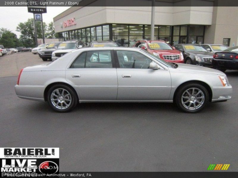 Light Platinum / Ebony 2008 Cadillac DTS