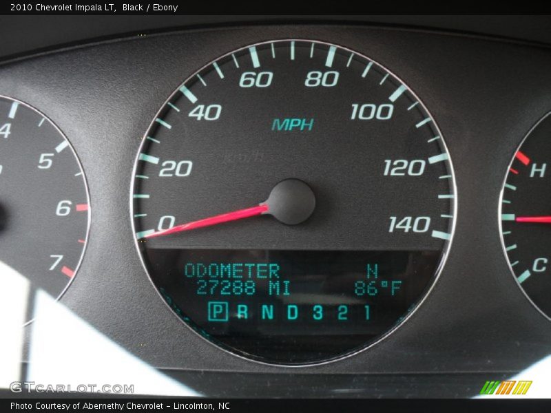 Black / Ebony 2010 Chevrolet Impala LT