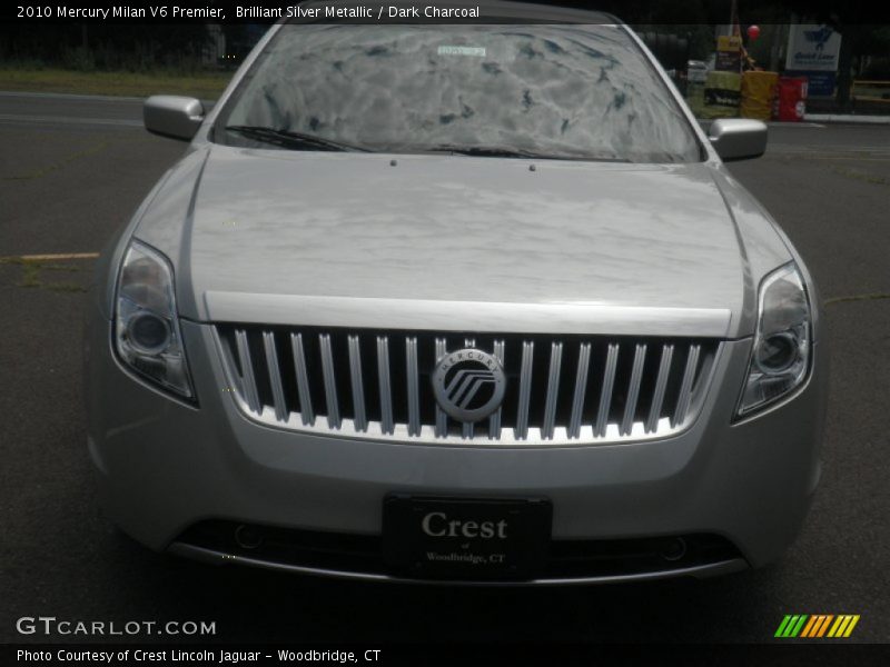 Brilliant Silver Metallic / Dark Charcoal 2010 Mercury Milan V6 Premier