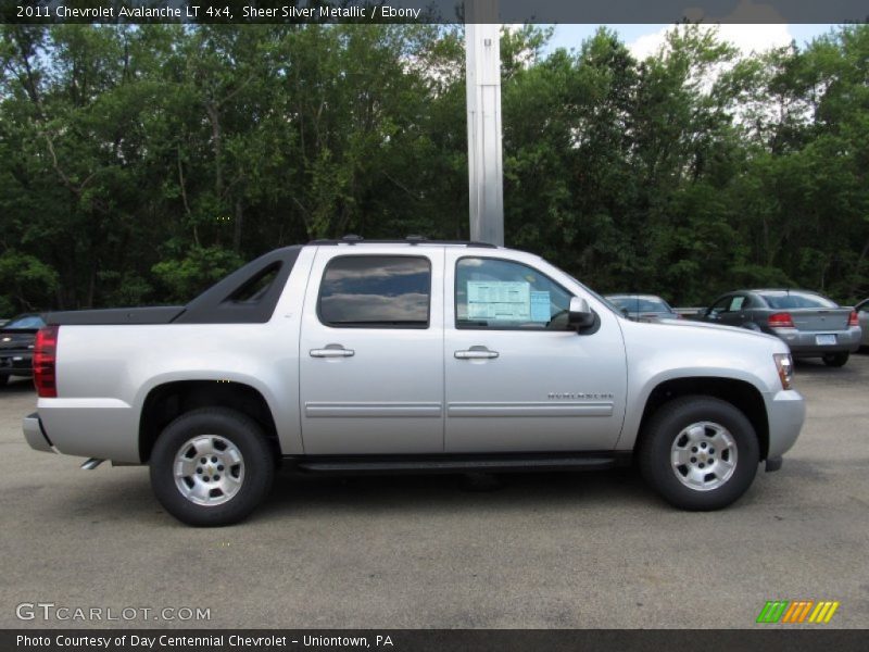 Sheer Silver Metallic / Ebony 2011 Chevrolet Avalanche LT 4x4