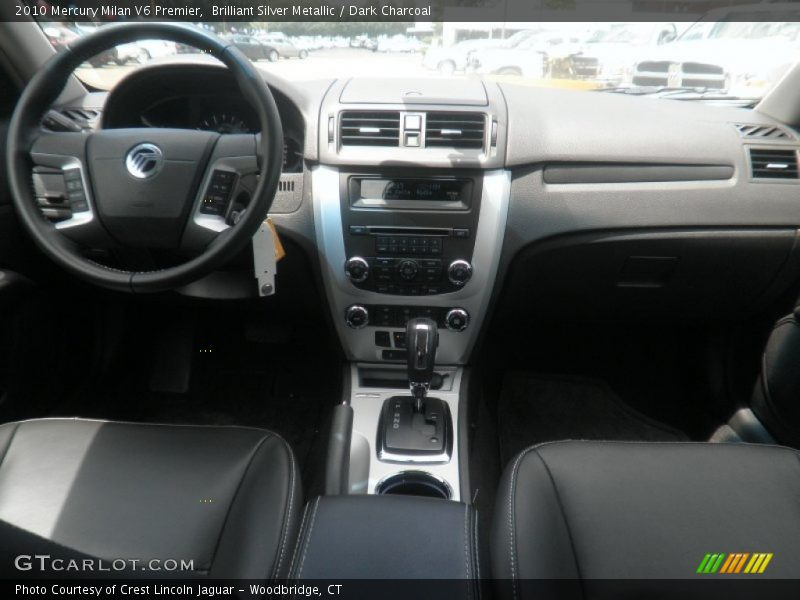 Brilliant Silver Metallic / Dark Charcoal 2010 Mercury Milan V6 Premier
