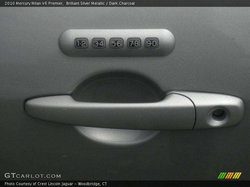 Brilliant Silver Metallic / Dark Charcoal 2010 Mercury Milan V6 Premier