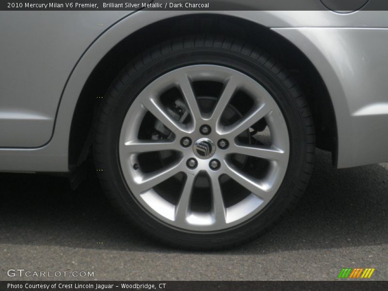Brilliant Silver Metallic / Dark Charcoal 2010 Mercury Milan V6 Premier