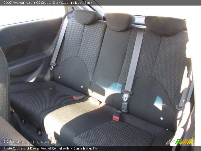 Dark Sapphire Blue / Black 2007 Hyundai Accent GS Coupe