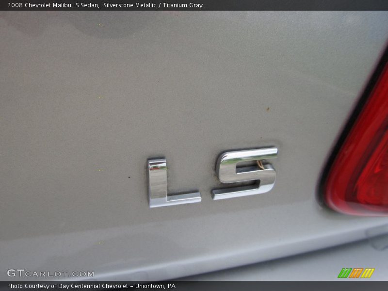 Silverstone Metallic / Titanium Gray 2008 Chevrolet Malibu LS Sedan