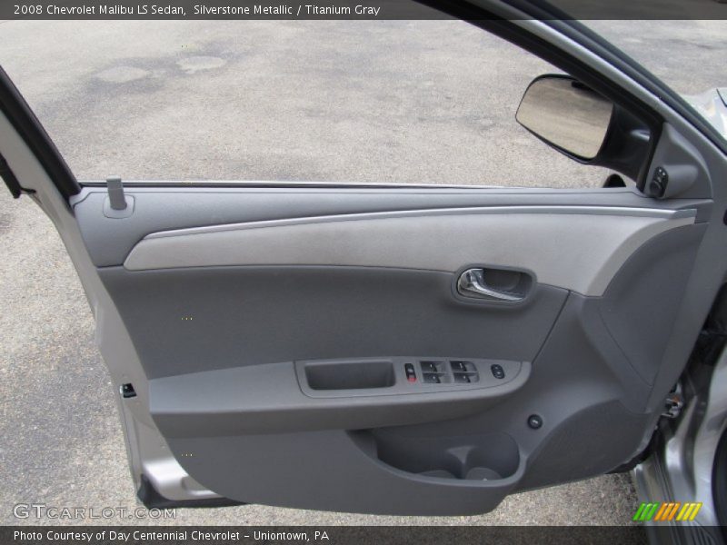Silverstone Metallic / Titanium Gray 2008 Chevrolet Malibu LS Sedan