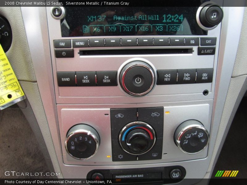 Silverstone Metallic / Titanium Gray 2008 Chevrolet Malibu LS Sedan