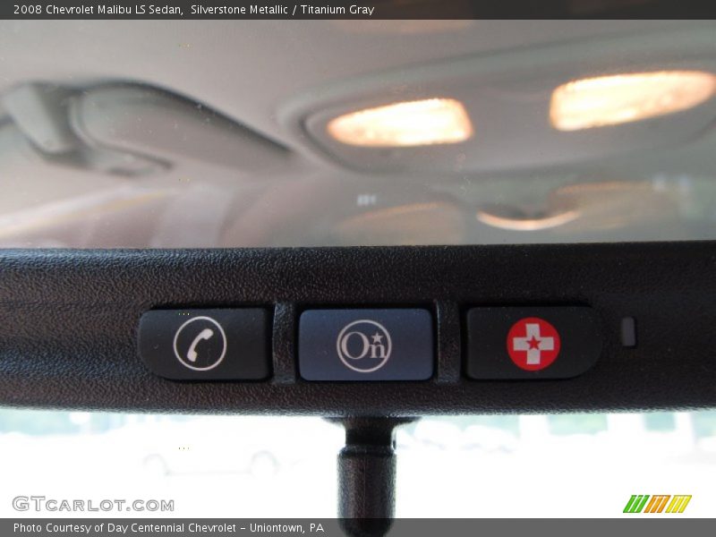 Silverstone Metallic / Titanium Gray 2008 Chevrolet Malibu LS Sedan