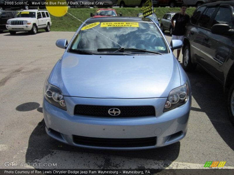 Wave Line Blue Pearl / Dark Charcoal Gray 2008 Scion tC