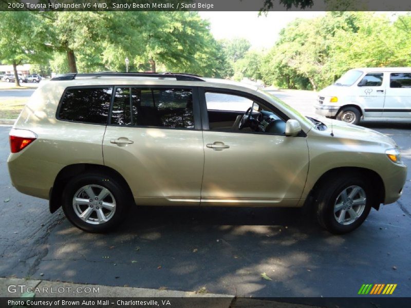 Sandy Beach Metallic / Sand Beige 2009 Toyota Highlander V6 4WD