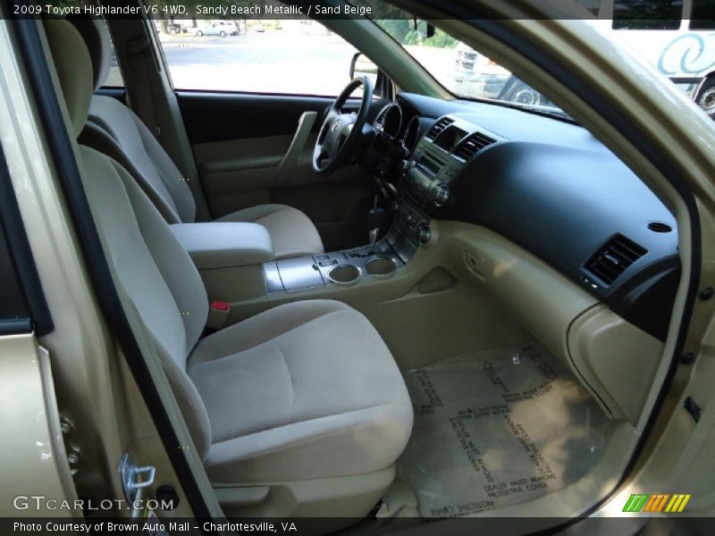 Sandy Beach Metallic / Sand Beige 2009 Toyota Highlander V6 4WD