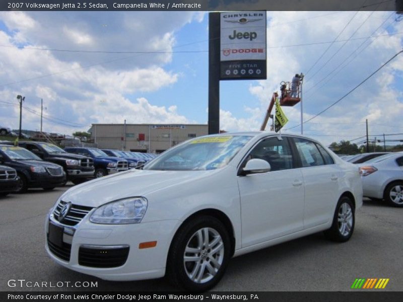 Campanella White / Anthracite 2007 Volkswagen Jetta 2.5 Sedan