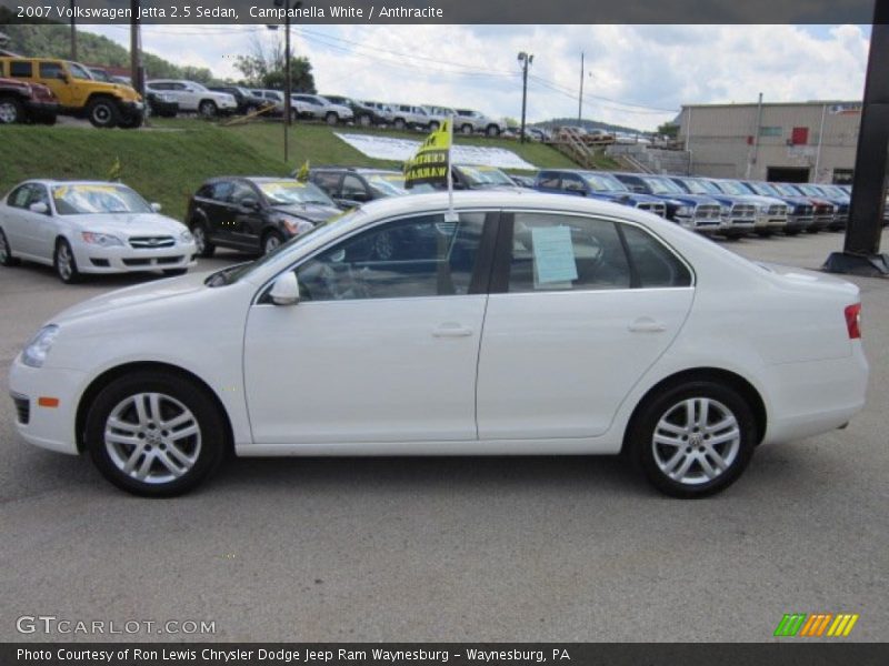 Campanella White / Anthracite 2007 Volkswagen Jetta 2.5 Sedan
