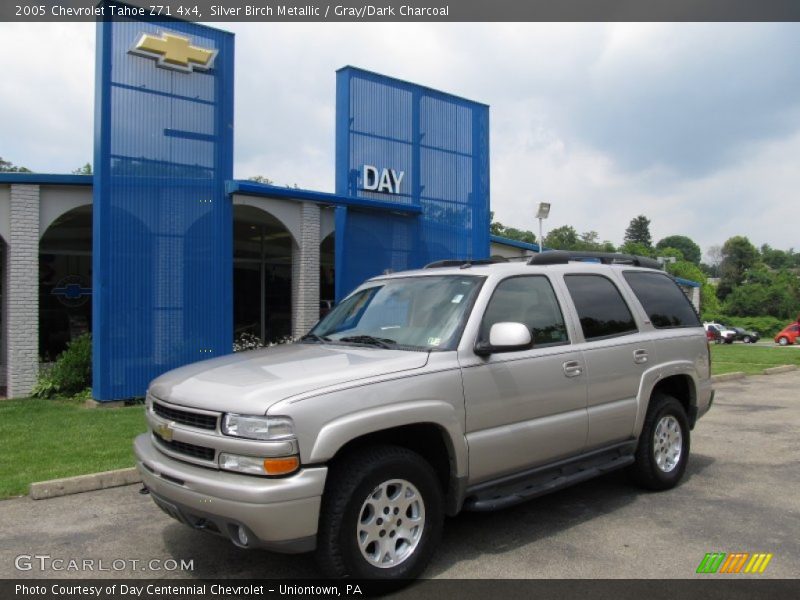 Silver Birch Metallic / Gray/Dark Charcoal 2005 Chevrolet Tahoe Z71 4x4