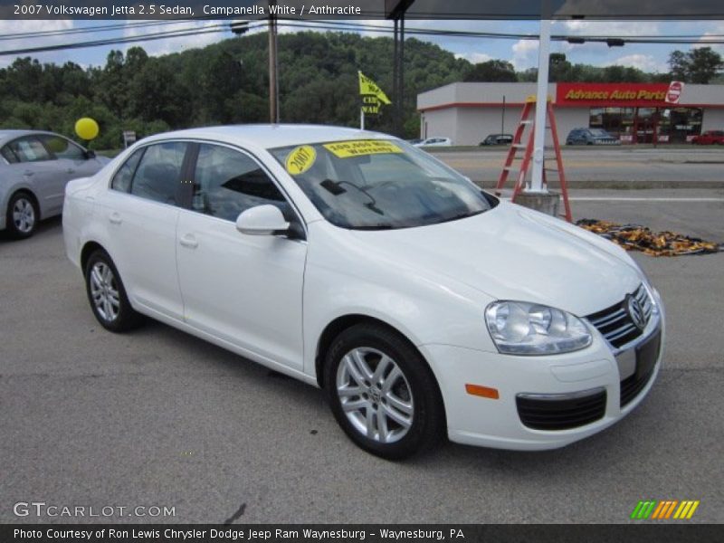 Campanella White / Anthracite 2007 Volkswagen Jetta 2.5 Sedan