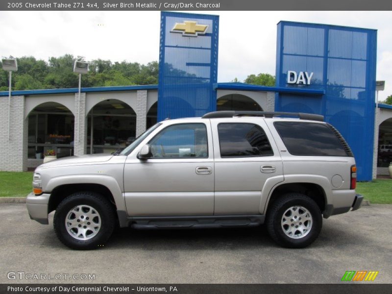 Silver Birch Metallic / Gray/Dark Charcoal 2005 Chevrolet Tahoe Z71 4x4