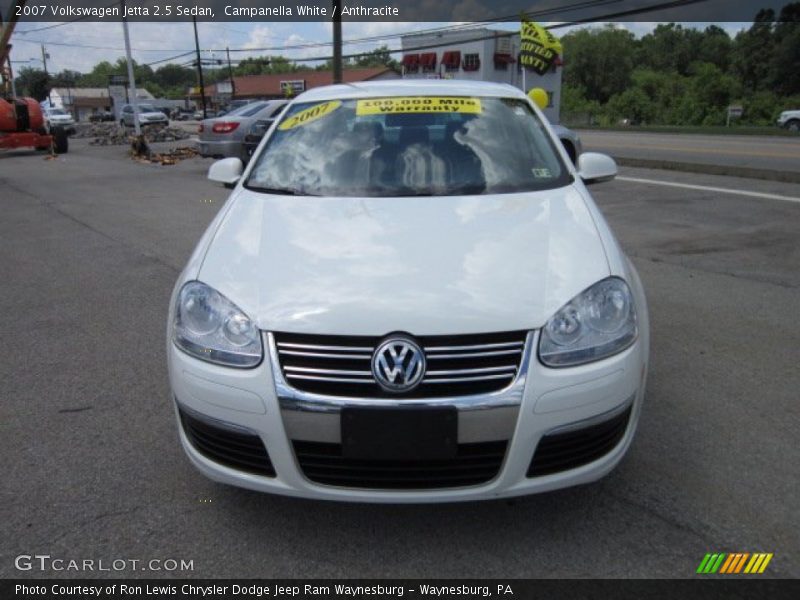 Campanella White / Anthracite 2007 Volkswagen Jetta 2.5 Sedan