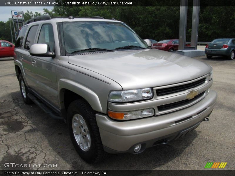 Silver Birch Metallic / Gray/Dark Charcoal 2005 Chevrolet Tahoe Z71 4x4