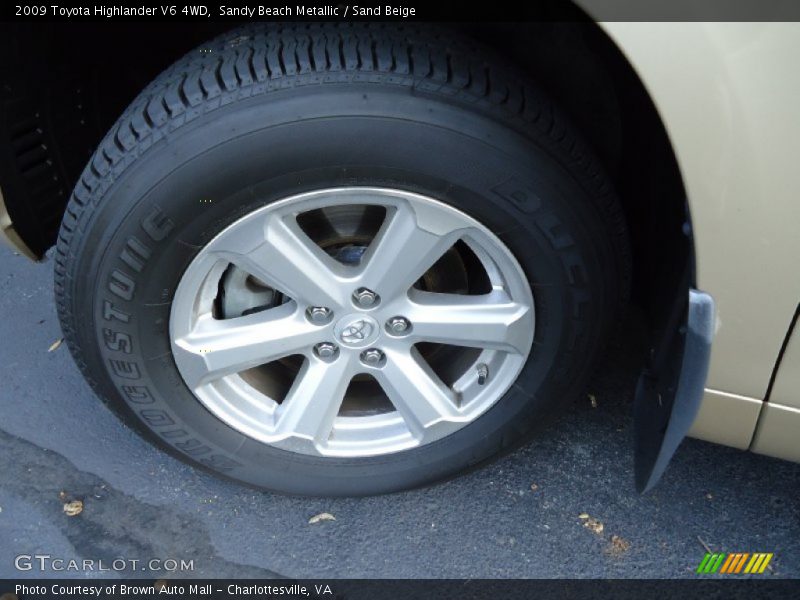 Sandy Beach Metallic / Sand Beige 2009 Toyota Highlander V6 4WD