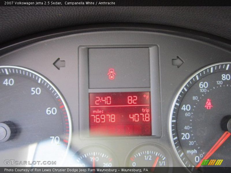 Campanella White / Anthracite 2007 Volkswagen Jetta 2.5 Sedan