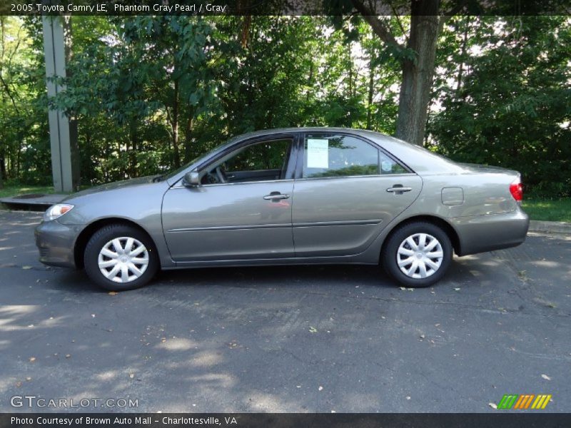 Phantom Gray Pearl / Gray 2005 Toyota Camry LE