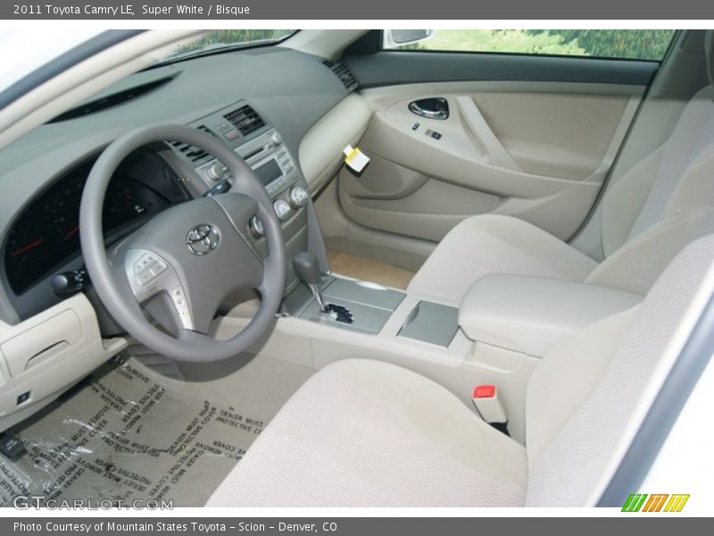 Super White / Bisque 2011 Toyota Camry LE