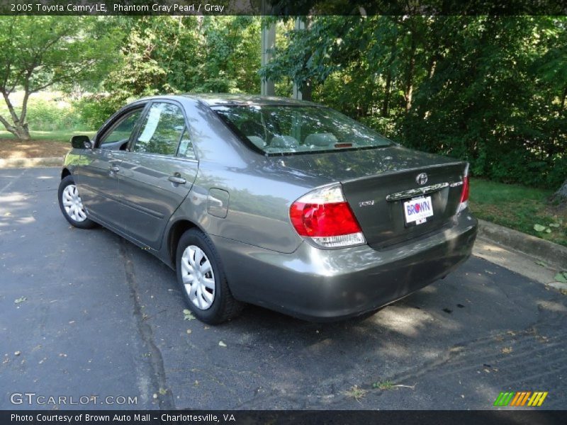 Phantom Gray Pearl / Gray 2005 Toyota Camry LE