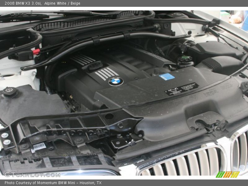 Alpine White / Beige 2008 BMW X3 3.0si
