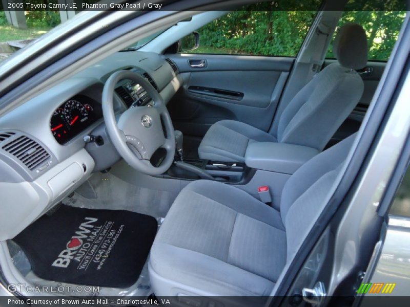 Phantom Gray Pearl / Gray 2005 Toyota Camry LE