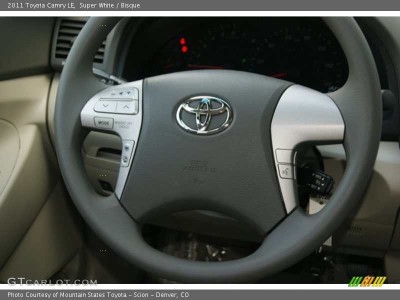 Super White / Bisque 2011 Toyota Camry LE