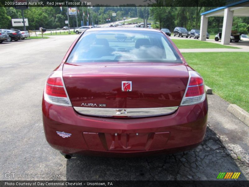 Red Jewel Tintcoat / Tan 2009 Saturn Aura XR