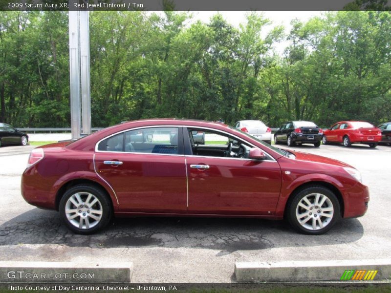 Red Jewel Tintcoat / Tan 2009 Saturn Aura XR