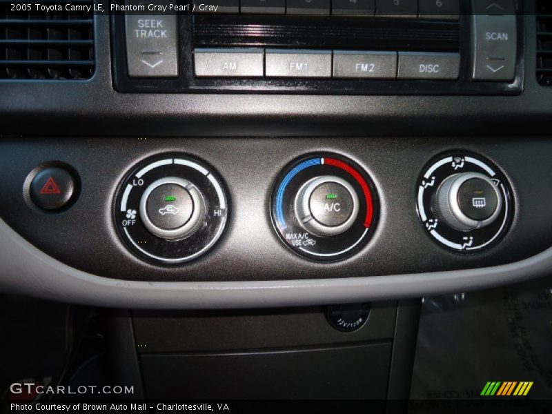 Phantom Gray Pearl / Gray 2005 Toyota Camry LE