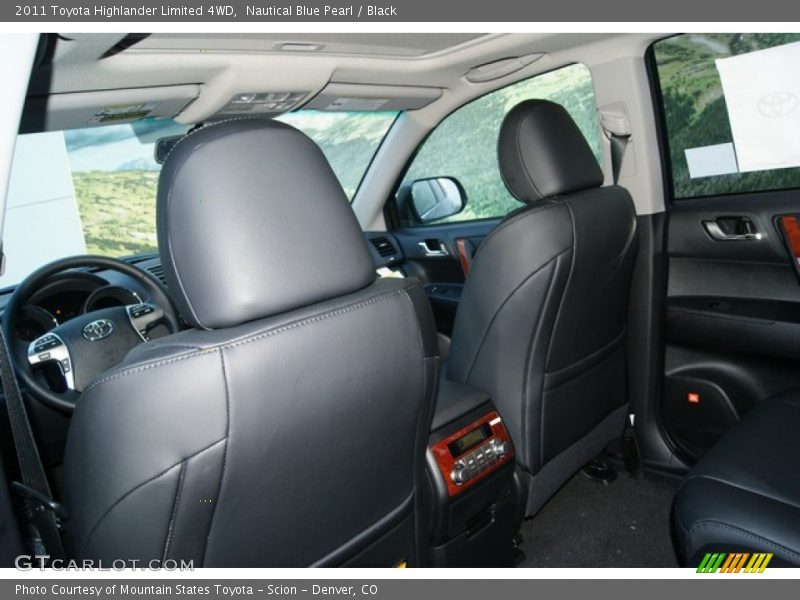 Nautical Blue Pearl / Black 2011 Toyota Highlander Limited 4WD
