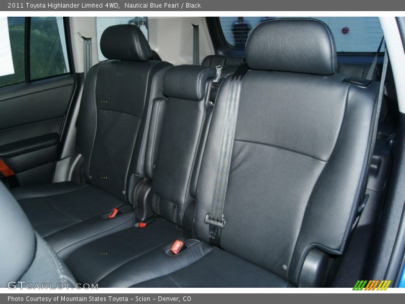 Nautical Blue Pearl / Black 2011 Toyota Highlander Limited 4WD